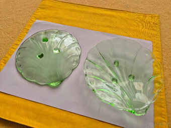 Sada 2 misky skleněné ART DECO