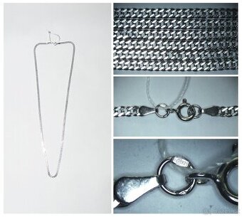 Stříbrný řetízek Rombus 60cm 9.44g ryzosti 925 DoprZDARMA