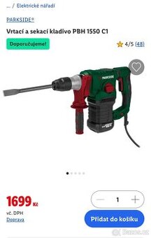 Vrtací a sekací kladivo PBH 1550 C1