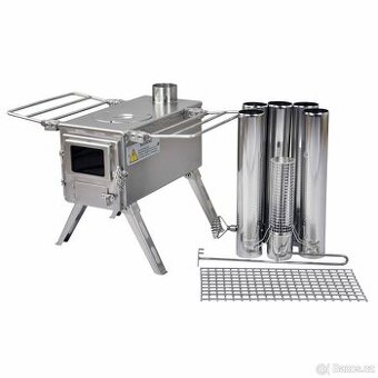 WINNERWELL® Outdoorová Přenosná Stanová Kamna NOMAD vel.S