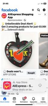 Blikající srdíčko Tir