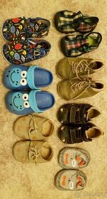 Dětské chlapecké boty 7 párů letní/jarní/podzimní vel. 19/20