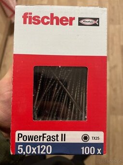 FISCHER —> Vruty 5,0 x 120 NOVÉ,NEROZBALENÉ