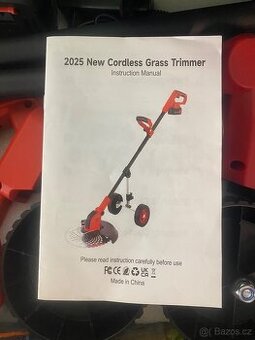 Bezdrátová akumulátorová sekačka na trávu