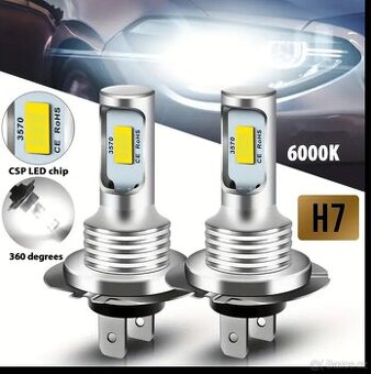 2ks H7 LED Žárovky do Světlometů