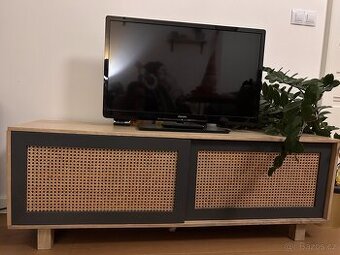 Obývací sestava – mangové dřevo, ratan & luxusní rozkládací