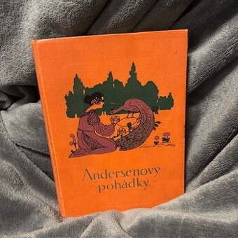 Andersenovy pohádky 3. vydání 1925, krásná vazba, ilustrace