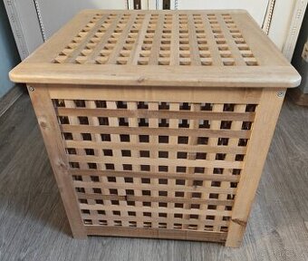 Prádelní koš dřevěný Ikea