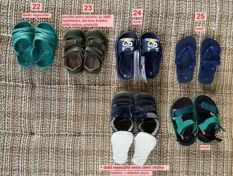 Boty vel. 22-25, letní / jarní
