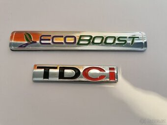FORD ZNAK TDCI A ECOBOOST NÁPIS
