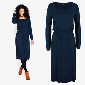 Nové trikotové midi šaty 40/42