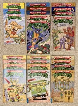 Želvy Ninja (Turtles) komplet 1992-1993 TOP stav