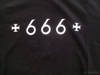 Nové pánské triko HOLY BLVK - +666+.