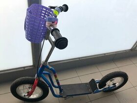 Koloběžka dětská Čtyřlístek s nafukovacími koly