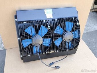 Vzduchový chladič oleje, ventilátory, termostat