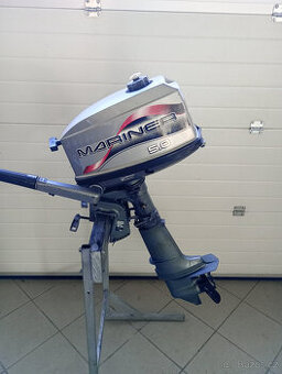 Lodní motor MARINER 5 2t kr.noha výborný stav