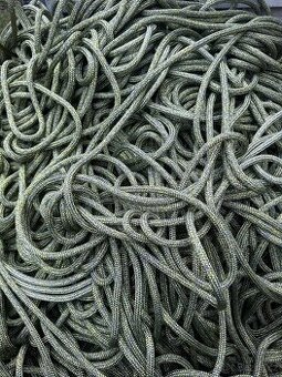 Pletené lano 13 mm – šedo-žluté (prodej za metr)