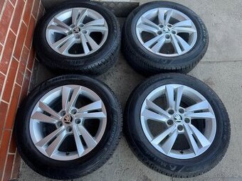 Alu 15" 5x100 škoda Cygnus letní 92% F3 TOP