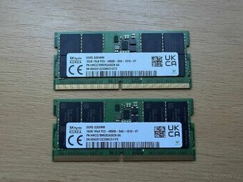 SkHynix 2x16GB 1Rx8 4800MHz 32GB KIT DDR5 SODIMM