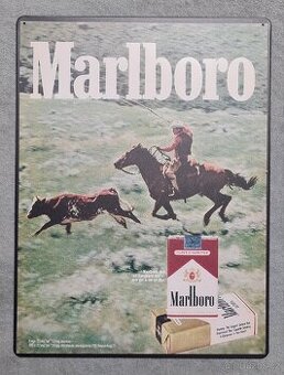 Kovová cedule 40x30 VELKÁ-MARLBORO 1
