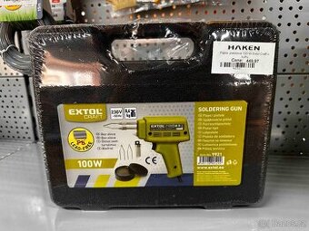 Pájka pistolová 100 W Extol Craft v kufru