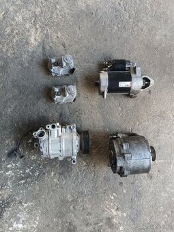 Audi A8 startér alternátor klimakompresor