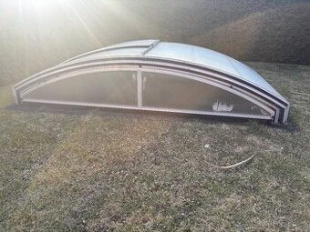 Rolovací střecha na bazén 3x9m