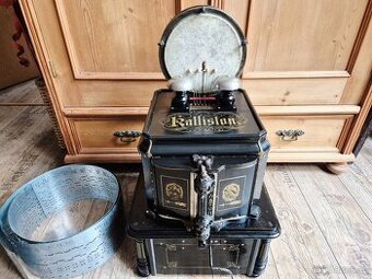 Vzácný starožitný hrací stroj KALLISTON-Pankalon, 1898