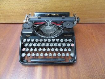 Nabízím elegantní psací stroj Continental. Je funkční. Nejde