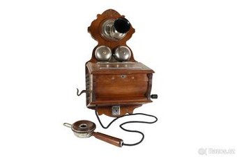 starožitný telefon F.Schuchhardt