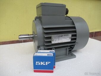 Patkový elektromotor 380V.1,1kw-2840ot.min.NOVÁ ložiska SKF.