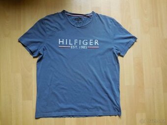 pánské Tommy Hilfiger tm.modré tričko kr.ruk příjemné XXL