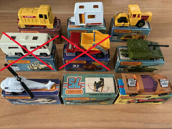 Matchbox SF vč. origo  boxu i jednotlivě