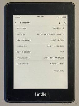 Amazon Kindle Paperwhite 10. gen čtečka knih 8GB 2