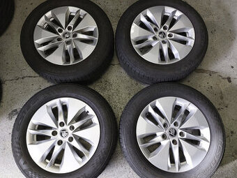 Originál alu kola 16" na Škoda Octavia 4 letní pneu