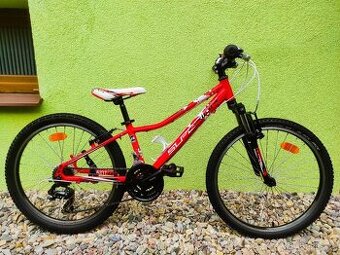 Značkové dětské kolo SUPERIOR 24" (červená)