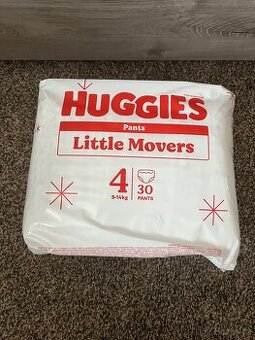 Plenkové kalhotky Huggies little movers 4 9-14 kg