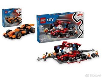 LEGO City Formula 1 (60443) + (60442) kompletní