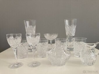 Set broušeného skla Bohemia