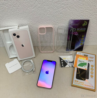 Apple iPhone 13 128GB Pink - 100% baterie + záruka