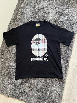 Bape burberry tričko