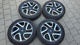 Alu kola Renault 17" 4x100 letní pneu 205/55 R17 Captur