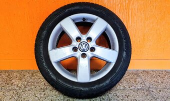 Zánovní pneu + alu disky na VW GOLF