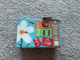 Djeco puzzle duo čísla