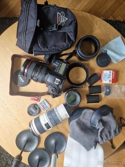 Canon EOS 5D Mark II, 3x objektiv, komplet příslušenství