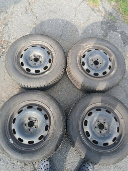 4 ks zimní kola 195 65 15 Octavia, VW, Seat,Audi