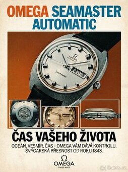 VINTAGE STYLOVÉ AUTOMATY OMEGA SEAMASTER FUNKČNÍ STAV 1970