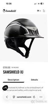 Samshield jezdecká helma “M”
