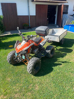 Čtyřkolka ATV 110 cc s vlečkou