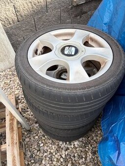 ALU KOLA 15”4x100 SEAT VW + pneu Continental